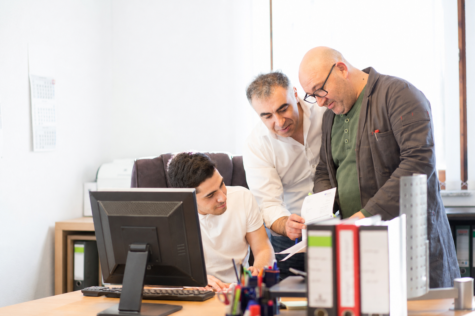 Das Team von KM Lohnarbeit